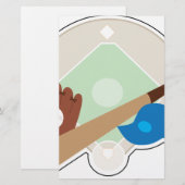 Papier Stuff de baseball (Devant / Derrière)