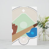 Papier Stuff de baseball (Debout devant)