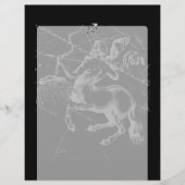 Papier Style Chrome Sagittarius Zodiac Connexion Hevelius (Devant)
