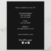 Papier Style de certificat de recherche de contrat (Dos)