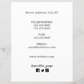 Papier Style de certificat de recherche de contrat (Dos)