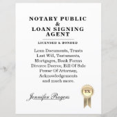 Papier Style de certificat de recherche de contrat (Devant)