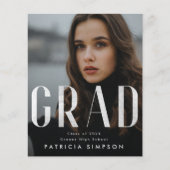 Papier Style Gris Argent Gris Foil GRAD Photo Anno (Devant)