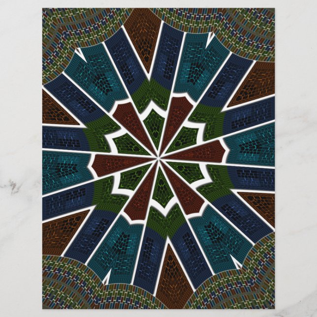 Papier Style Sari tendance : Design Motif Abstrait modern (Devant)