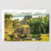 Papier stylisé Belize Xunantunich (Devant / Derrière)