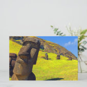 Papier stylisé Rapa Nui Easter Island (Debout devant)