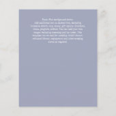 Papier Sublime Bourgogne Floral Mariage SAVE DATES Budget (Dos)