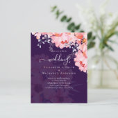 Papier Sublime MARIAGE en fleurs roses - BUDGET (Debout devant)