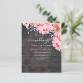 Papier Sublime MARIAGE en fleurs roses - BUDGET (Debout devant)