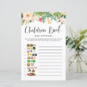 Papier Succulents Enfants Livre Emoji Pictionary Jeu (Debout devant)