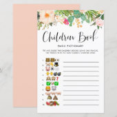 Papier Succulents Enfants Livre Emoji Pictionary Jeu (Devant / Derrière)