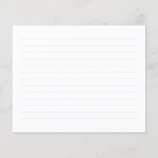 Papier Succulents Gold Greenery Fête des mariées Recette (Dos)