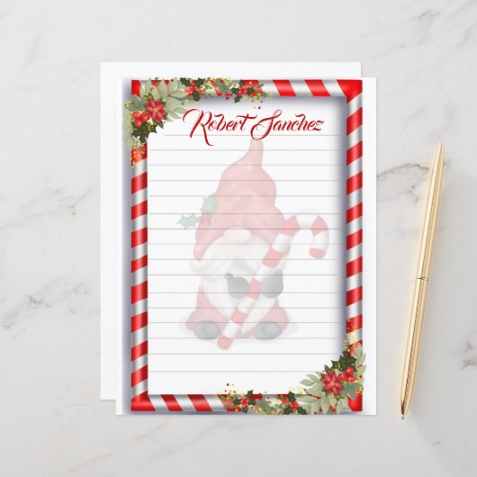 Papier Sucre de canne Gnome (Devant/Arrière en situation)