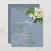 Papier Suite Mariage Sublime - Roses Blanches (Devant / Derrière)