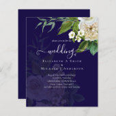 Papier Suite Mariage Sublime - Roses Blanches (Devant / Derrière)