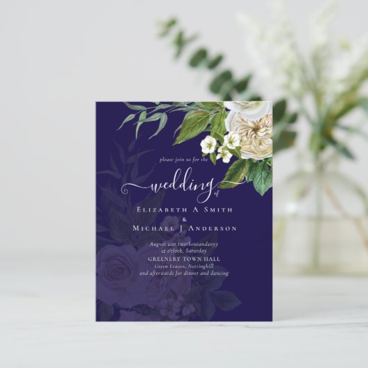 Papier Suite Mariage Sublime - Roses Blanches (Debout devant)