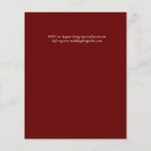 Papier Suite Mariage Sublime - Roses Blanches (Dos)