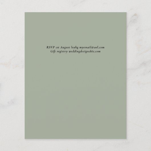 Papier Suite Mariage Sublime - Roses Blanches (Dos)