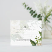 Papier Suite Mariage Sublime - Roses Blanches (Debout devant)