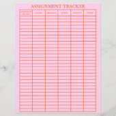 Papier Suivi des affectations pour les étudiants Pratique (Dos)