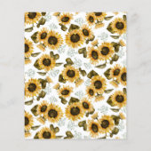 Papier Sunflower Wives for Baby Card (Dos)