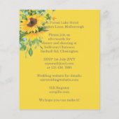 Papier Sunflowers Eucalyptus Date de sauvegarde Faire-par (Dos)