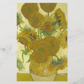 Papier Sunflowers Par Vincent Van Gogh