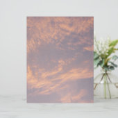 Papier Sunset Clouds II Pastel Nature Abstraite (Debout devant)