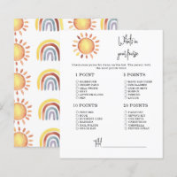 Sunshine Whats dans votre baby shower à porte