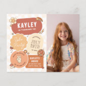 Papier Super Daisy Photo Lets Budget Party Fille Annivers (Devant)