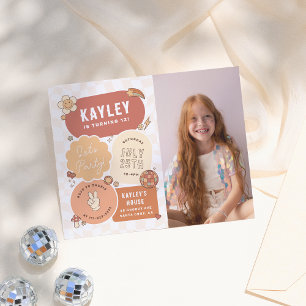Papier Super Daisy Photo Lets Budget Party Fille Annivers