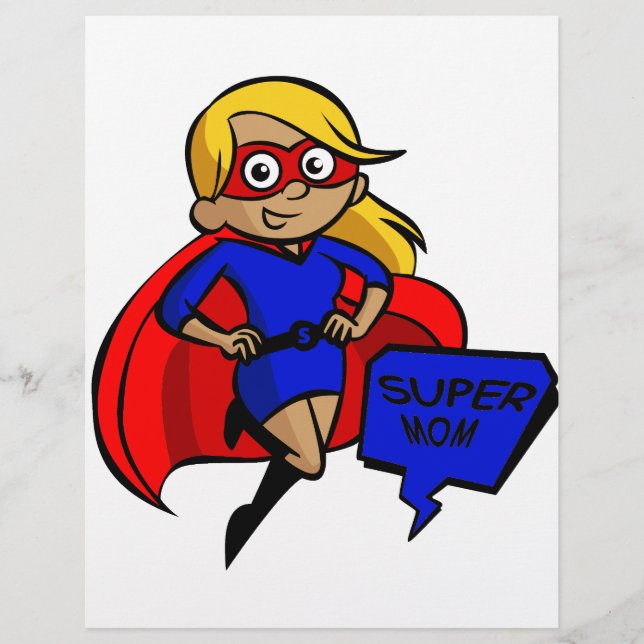 Papier super maman blonde (Devant)