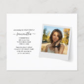 Papier Superposition de script de remise de diplôme 2023 (Dos)