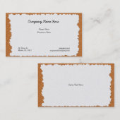 Papier sur des cartes de visite de panneau de (Devant / Derrière)