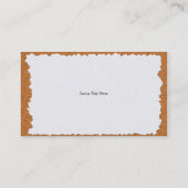 Papier sur des cartes de visite de panneau de (Dos)