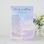 Papier Sur le nuage 9 Connaissez-vous bien la mariée ? (Debout devant)