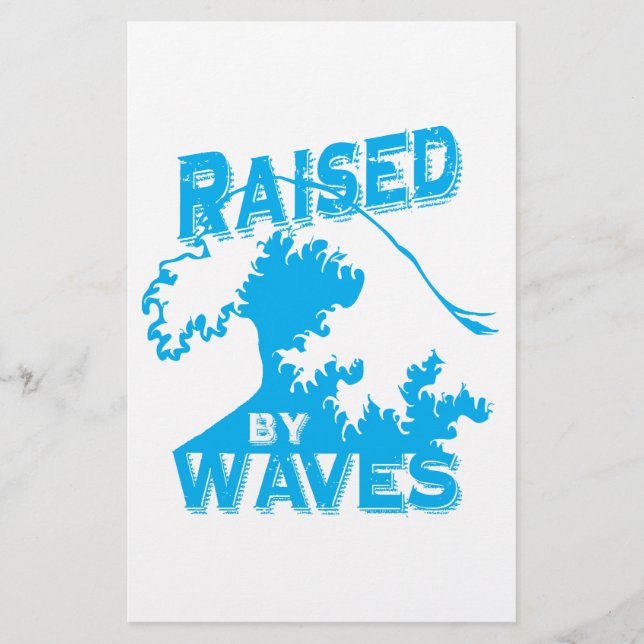 Papier surélevé par les vagues (Devant)