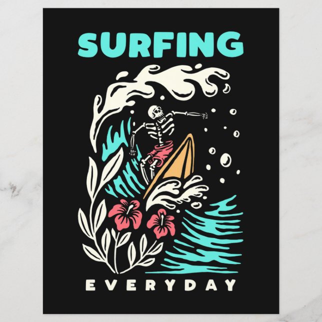 Papier Surf tous les jours (Devant)