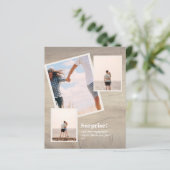 Papier SURPRISE ! Annonce de fiançailles COLLOGE DE PHOTO (Debout devant)