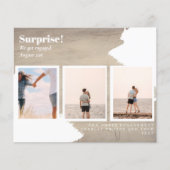 Papier SURPRISE ! BUDGET DU fiançailles PHOTO COLLAT (Devant)