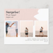 Papier SURPRISE ! BUDGET DU fiançailles PHOTO COLLAT (Devant)