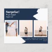 Papier SURPRISE ! COLLAGE PHOTO fiançailles (Devant)