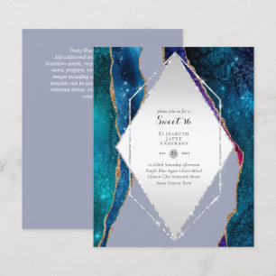 Papier Sweet 16 Anniversaire Invitations Agate Parties sc