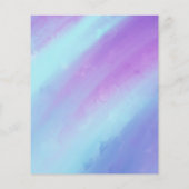 Papier Sweet 16 Aquarelle Purple Gold Invitation (Dos)