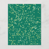 Papier Sweet 16 Budget Invitation Emerald Green Butterfly (Dos)