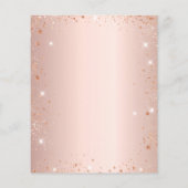 Papier Sweet 16 Paris rose or Eiffel invitation tour (Dos)