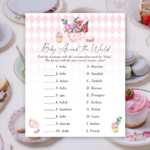 Papier Sweet a brwing - Baby partout dans le monde jeu