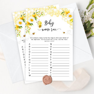 Papier Sweet as can bebe baby shower Baby jeu de course d