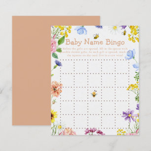 Papier Sweet As Can Bee Baby shower Jeu Bingo