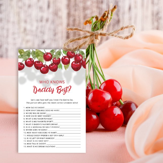 Papier Sweet Cherry Qui Connaît Daddy Meilleur Jeu (Créateur téléchargé)